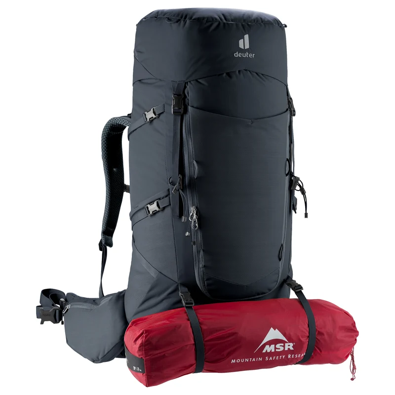Deuter Aircontact Core 60 + 10 - Mochila de trekking 82 cm (black)