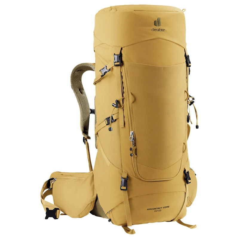 Deuter Aircontact Core 50 + 10 - Mochila de trekking 82 cm (savanna-nori)