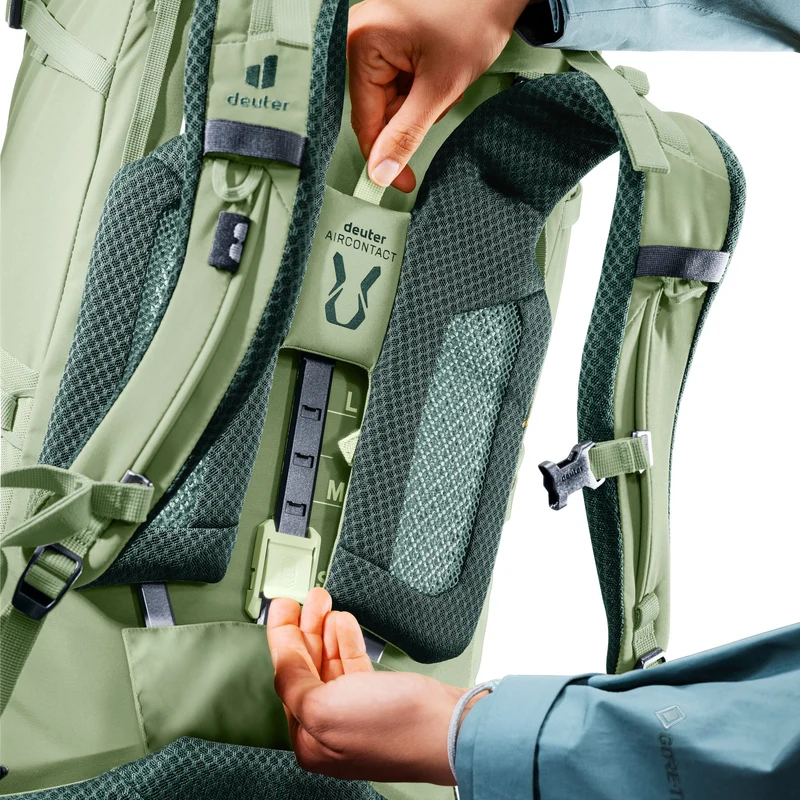 Deuter Aircontact Core 45 + 10 SL - Mochila de trekking 82 cm (grove-ivy)