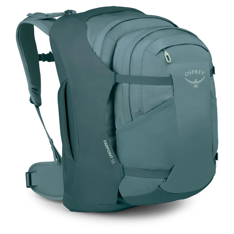 Osprey Farpoint 55 - Mochila de viaje 55 cm (cascade blue-torrent blue)