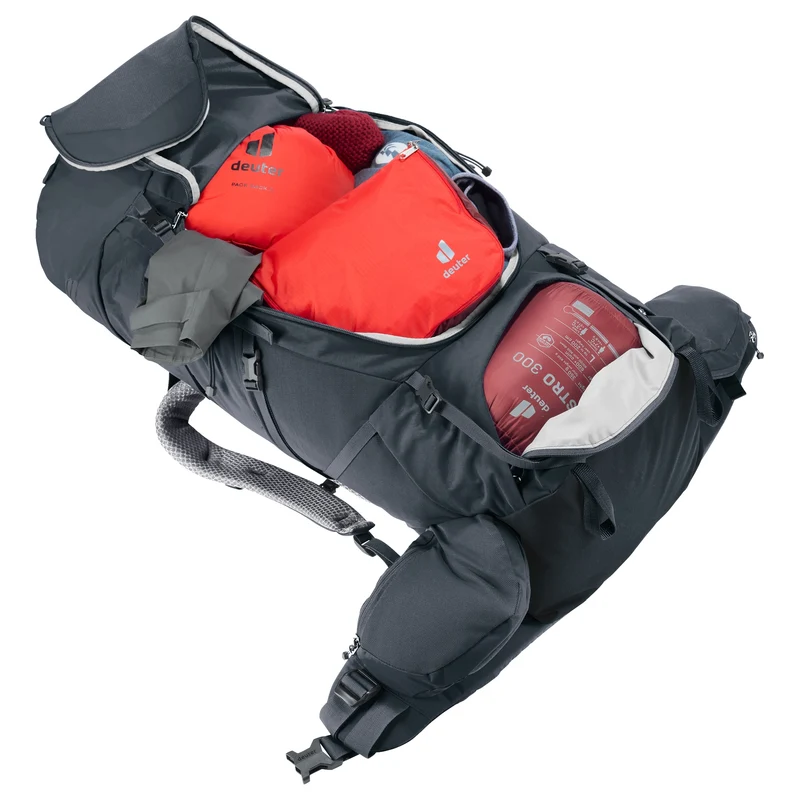 Deuter Aircontact Core 50 + 10 - Mochila de trekking 82 cm (black)