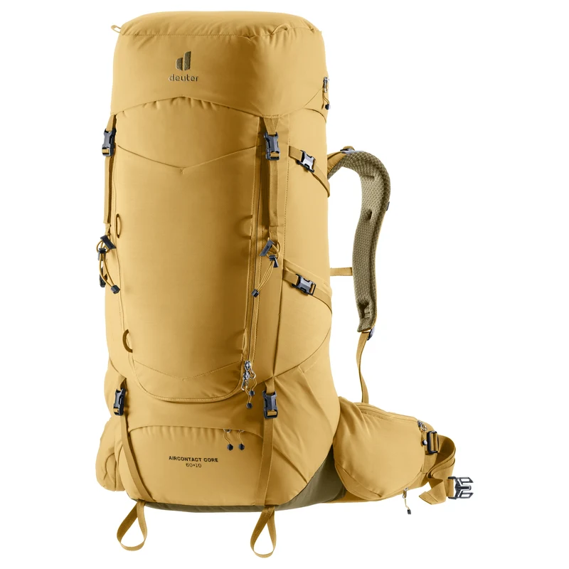 Deuter Aircontact Core 60 + 10 - Mochila de trekking 82 cm (savanna-nori)