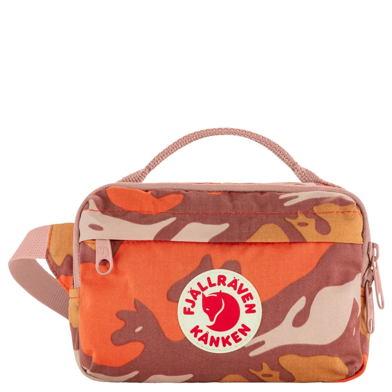 Fjällräven Kånken Graphics Hip Pack - Riñonera 18 cm (chalkrose-hidden animals)