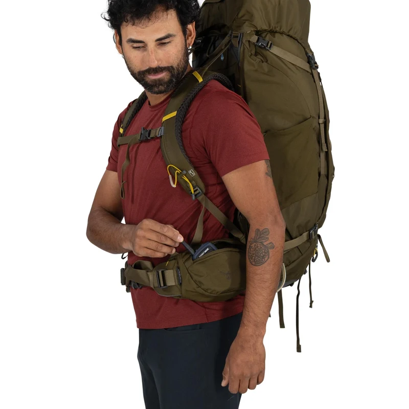 Osprey Kestrel 58 S/M - Mochila de trekking 77 cm (moss green)