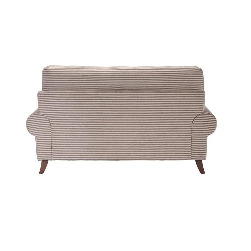 Kent Charcoal Stripe 2 Seater Sofa