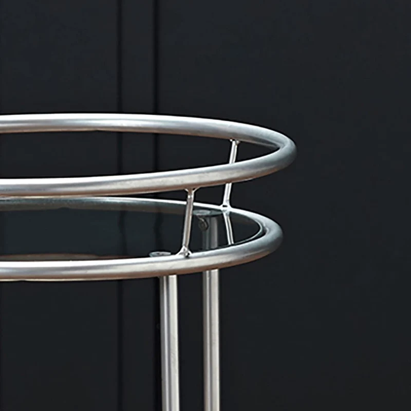 Collins Drinks Trolley Silver