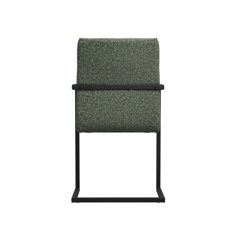 Cleaver Desert Sage and Black Dining Chair with Arms