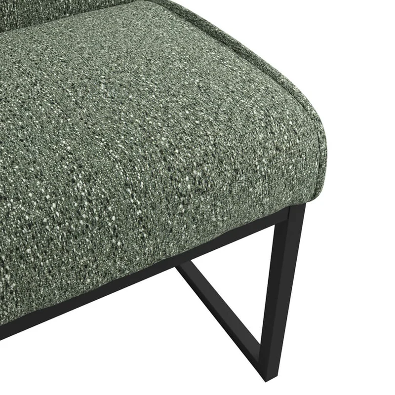 Cleaver Desert Sage and Black Dining Chairs