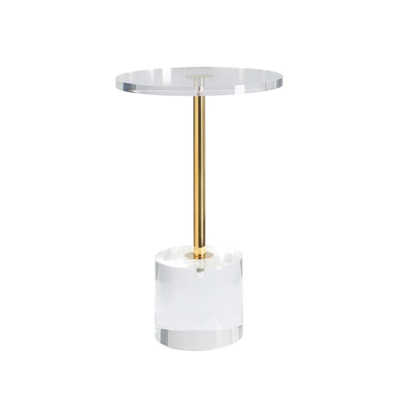 Hollywood Clear Side Table