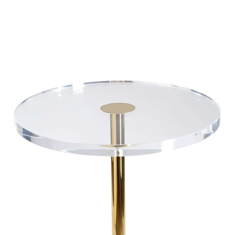 Hollywood Clear Side Table