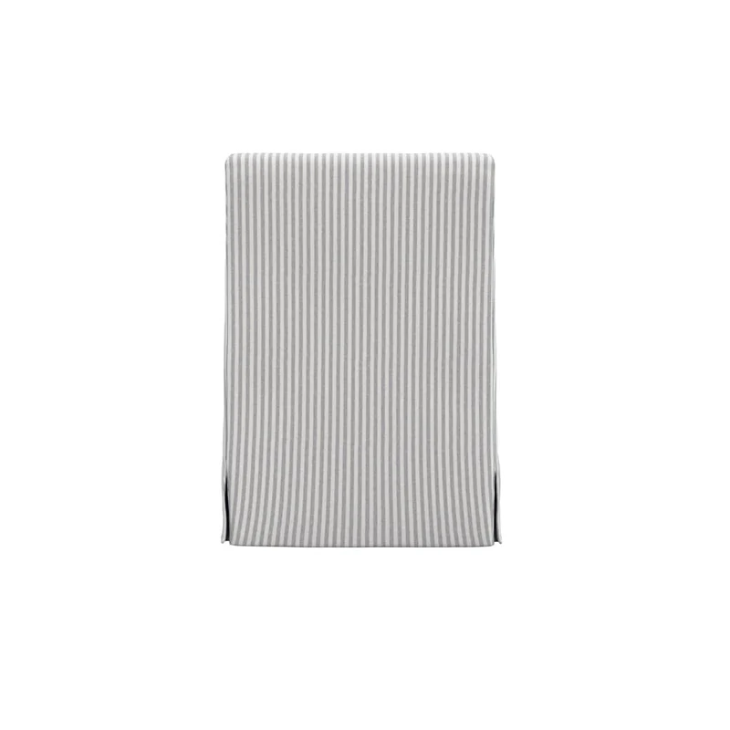 Hettie Grey Stripe Chair
