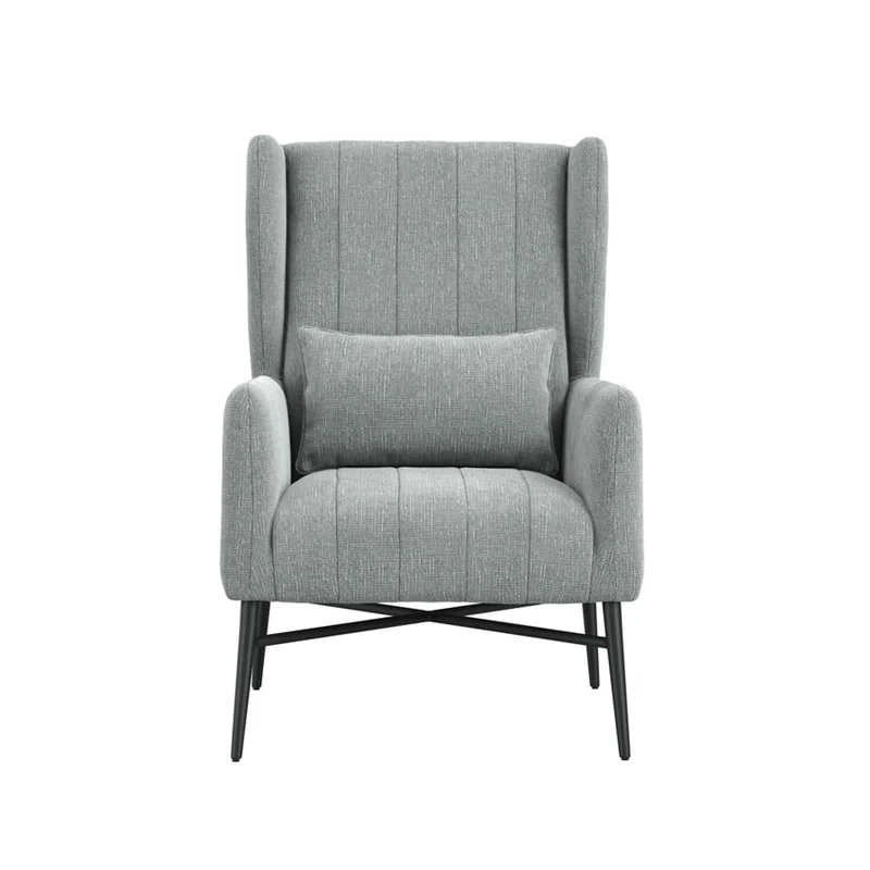 Henley Navy Herringbone Chair