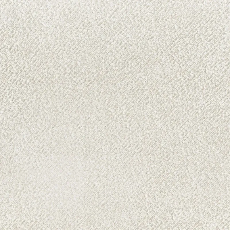 Lara Ivory Boucle Small Pouffe