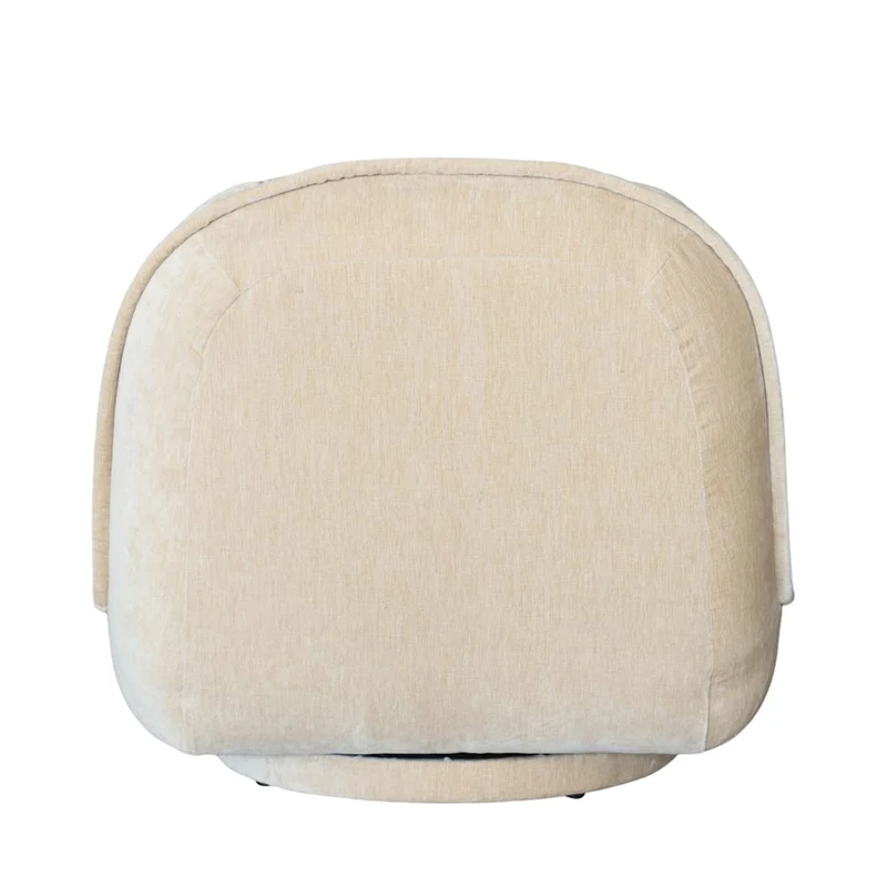 Gray Natural Swivel Chair