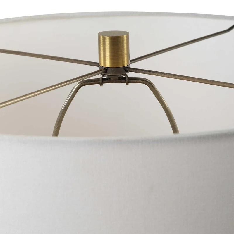 Rhine Brown Glass Table Lamp