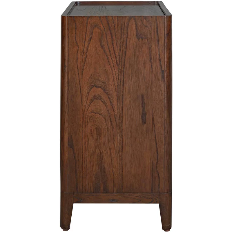 On The Block 2 Door Walnut Cabinet