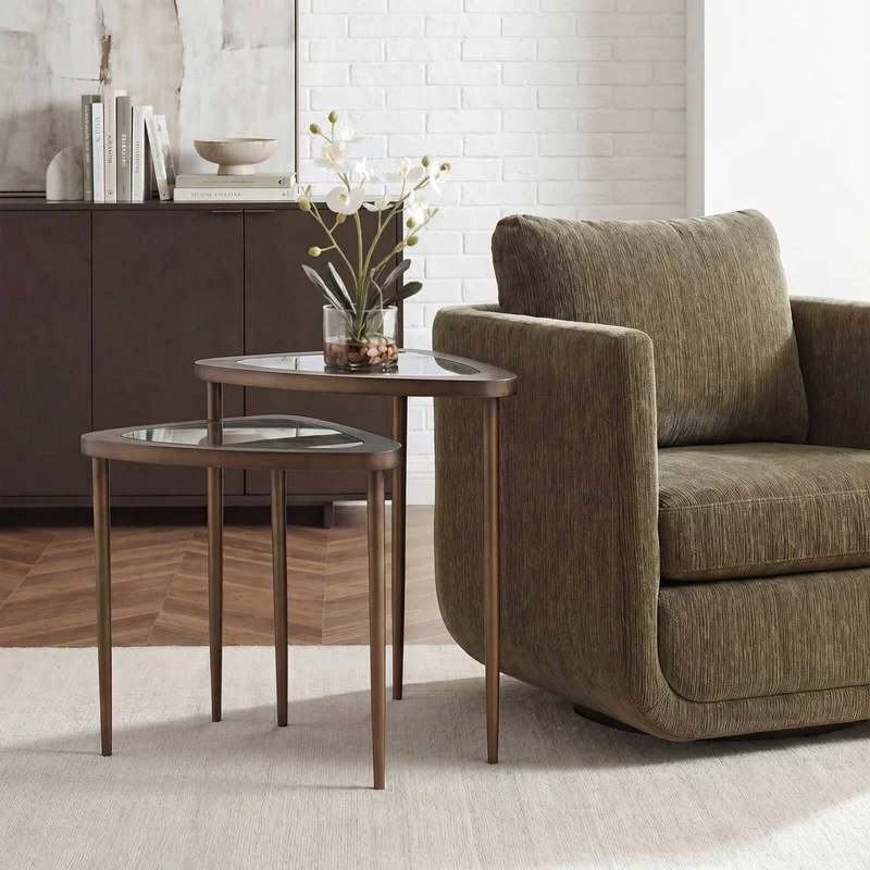 Millar Curved Nesting Tables - Set of 2