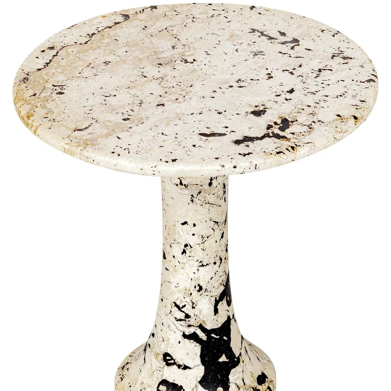 Cadas Indoor-Outdoor Stone Side Table