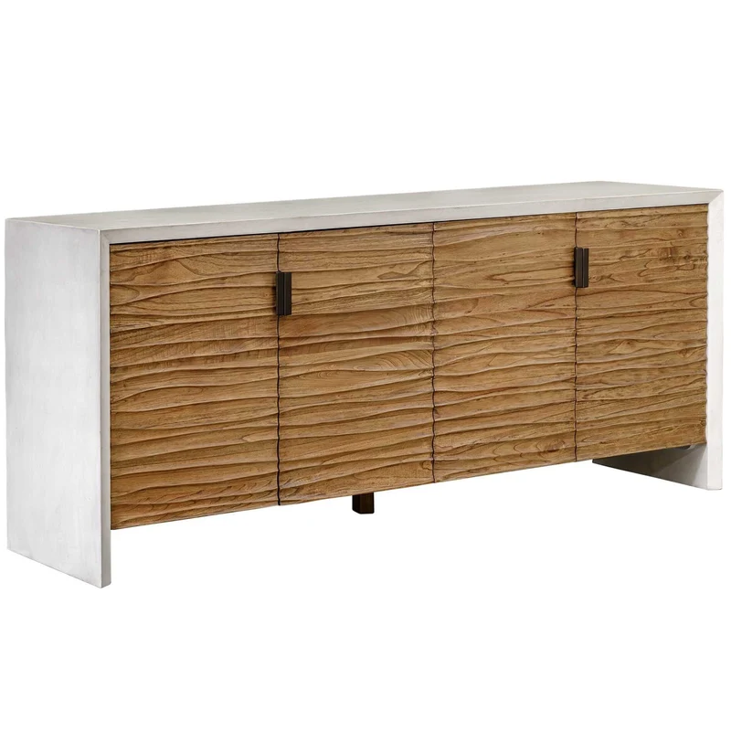 Brinson Sideboard in Carved Wood