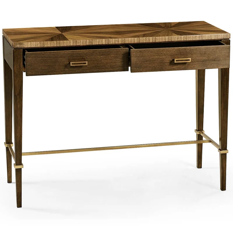 Bookmatched Console Table in Walnut