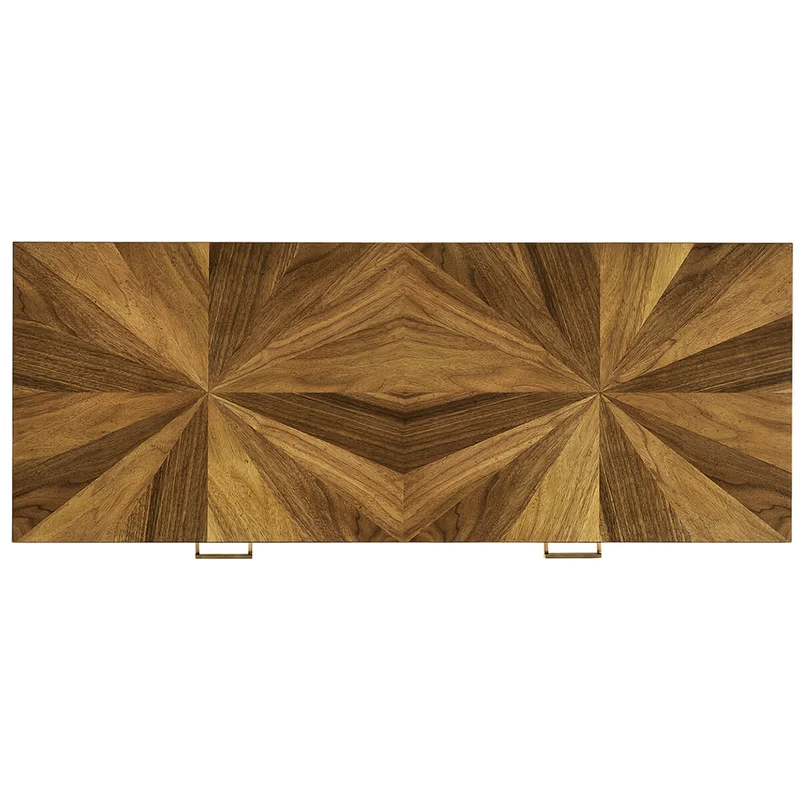 Bookmatched Console Table in Walnut