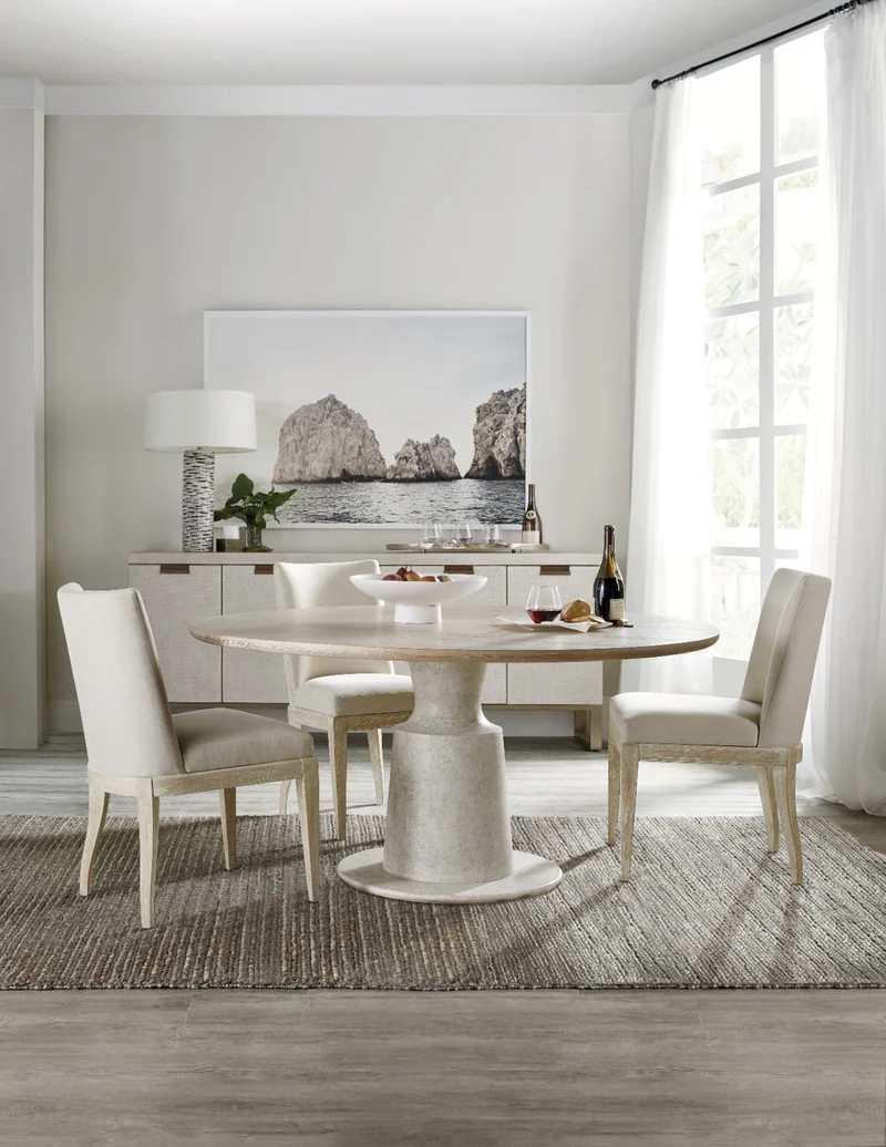 Cascade Round Pedestal Dining Table - 152cm