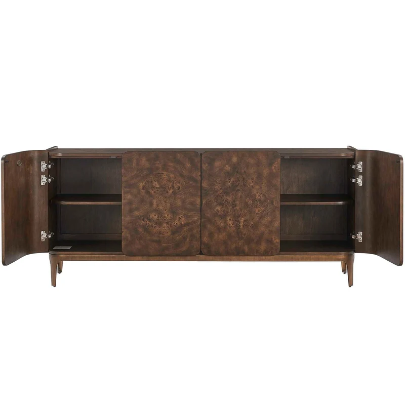 Melbourne Mappa Burl 4 Door Sideboard