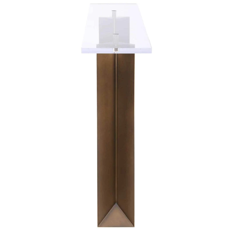 McElroy Modern Bronze Console Table