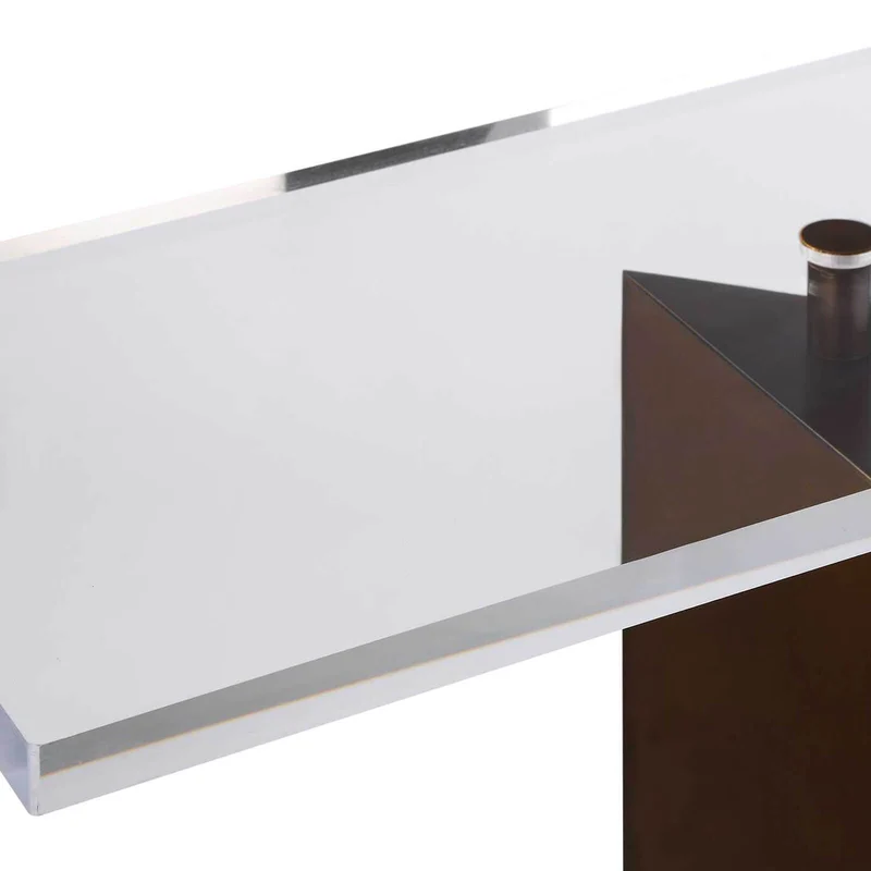 McElroy Modern Bronze Console Table