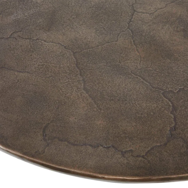 Madrone Indoor-Outdoor Bronze Dining Table - 122cm