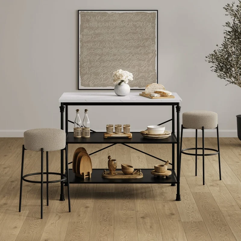 Anais Buff Counter Stool