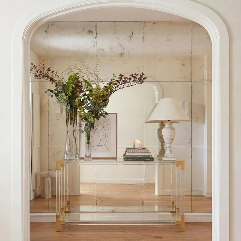 Amangiri Clear Console Table