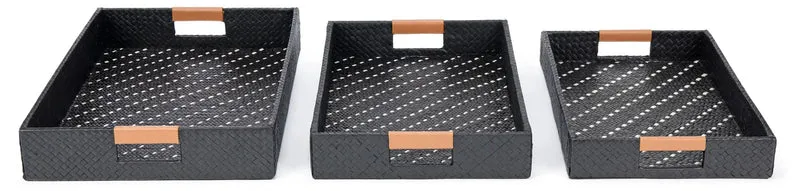 Palm Black Trays