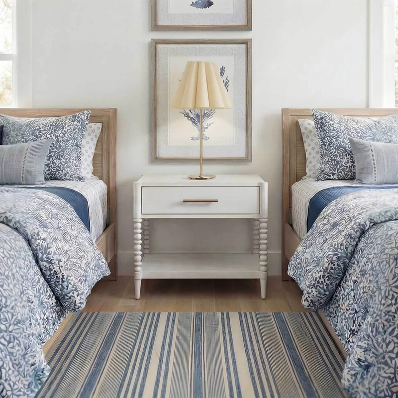 Bales Off-White Side Table