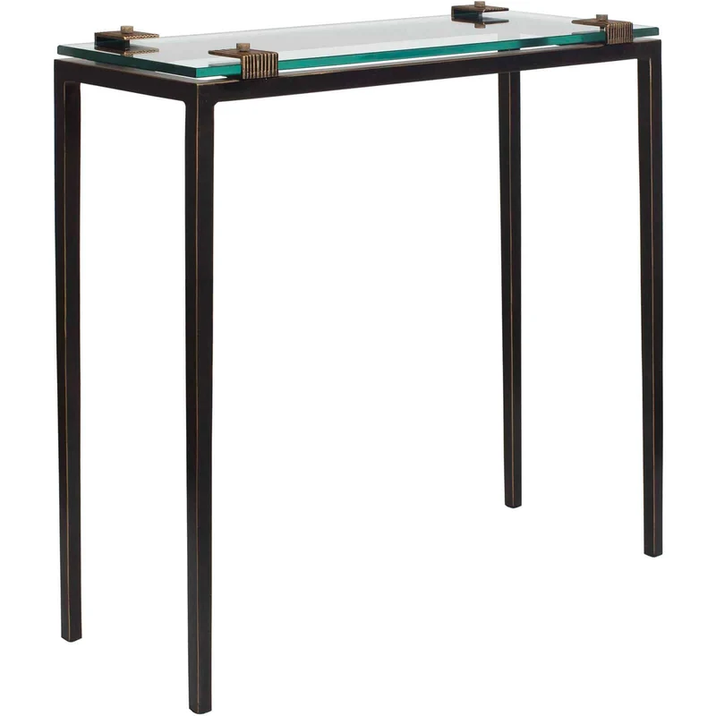 Averona Glass Top Side Table
