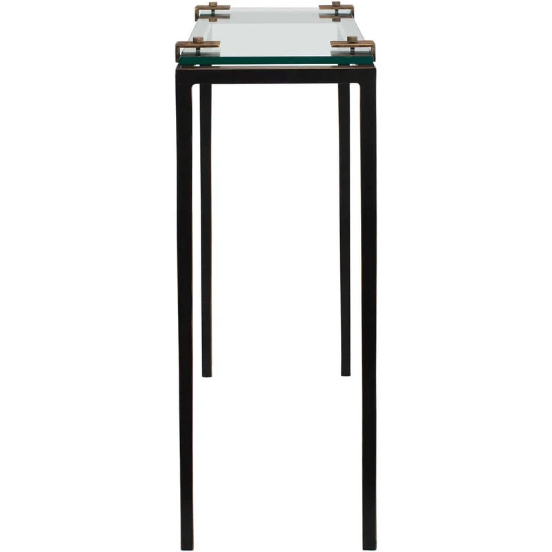 Averona Glass Top Side Table