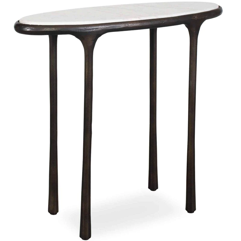 Ata Side Table in Dark Bronze