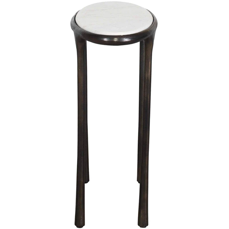 Ata Side Table in Dark Bronze