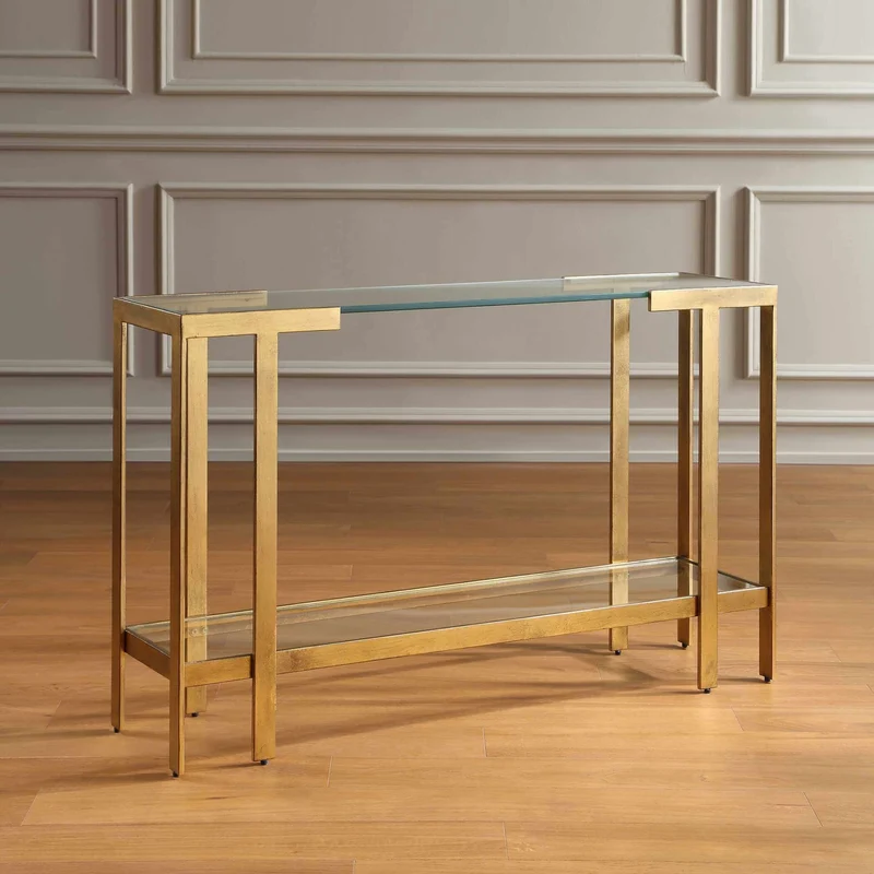 Kendrick Glass Console Table