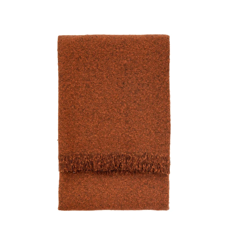 Mel Acrylic Throw Rust | OUTLET