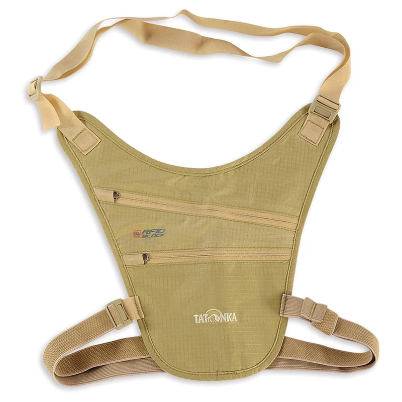 Tatonka Skin Chest Holster RFID B - Bolso de pecho 19 cm RFID (natural)