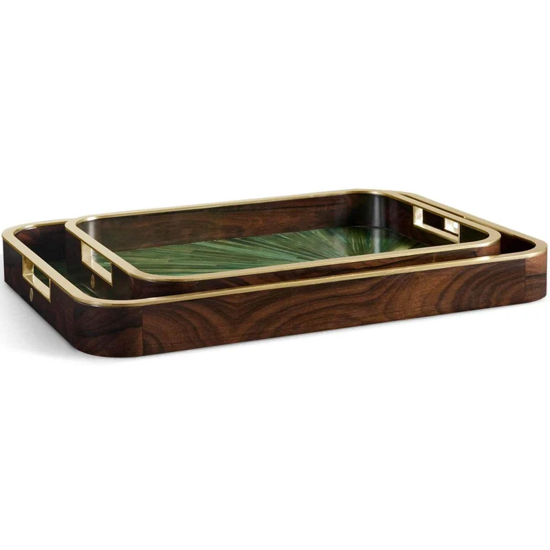 Verdure Rectangular Tray - Set of 2