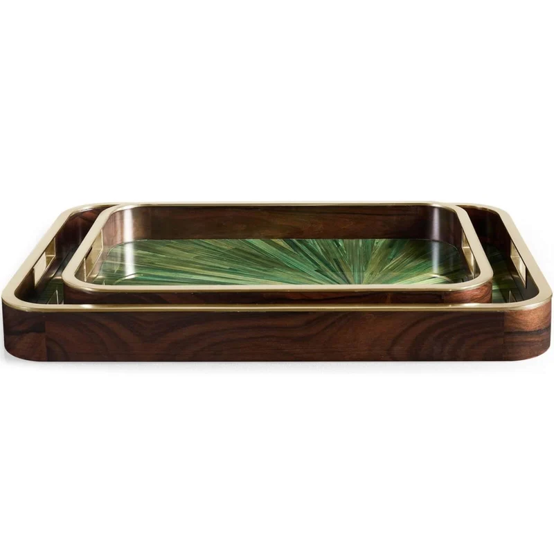 Verdure Rectangular Tray - Set of 2