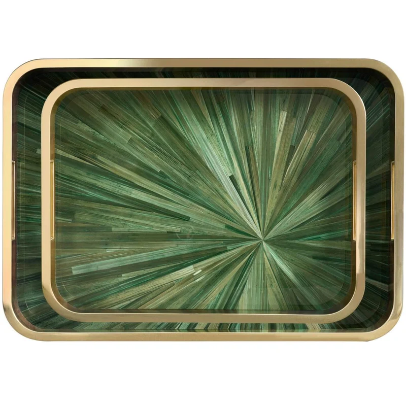 Verdure Rectangular Tray - Set of 2