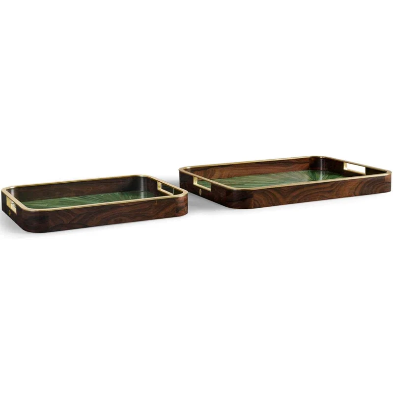 Verdure Rectangular Tray - Set of 2