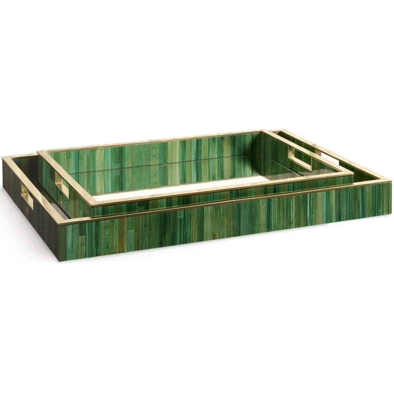 Verdure Rectangular Tray - Set of 2