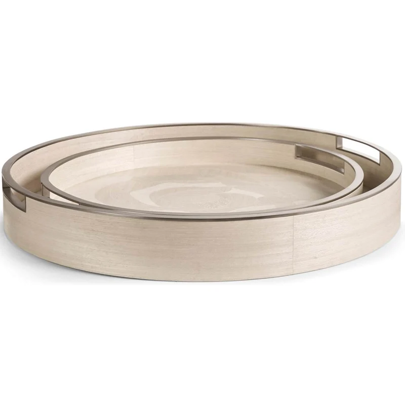 Tidepool Round Tray - Set of 2