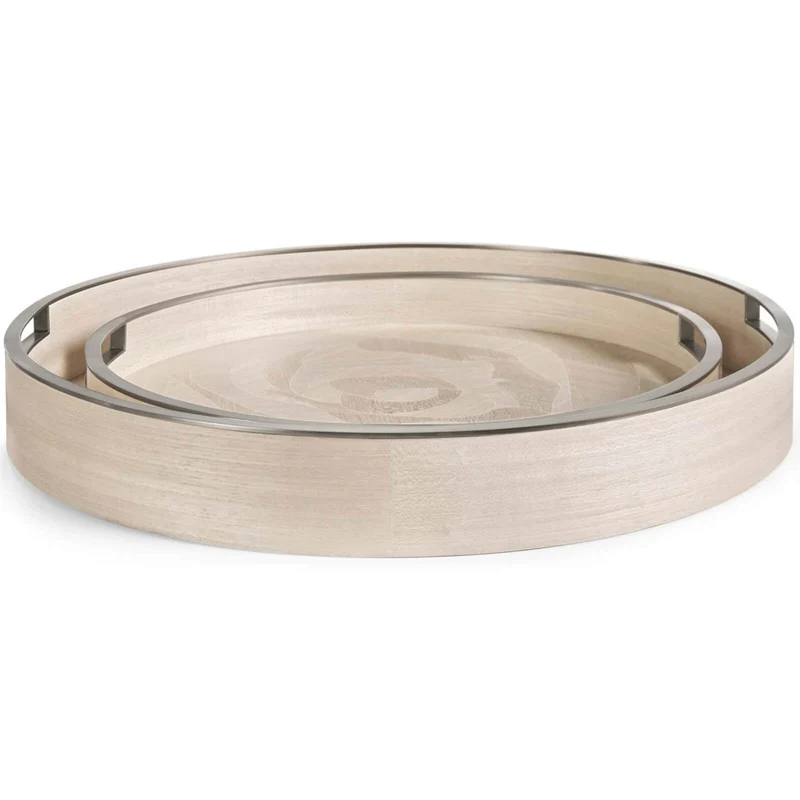 Tidepool Round Tray - Set of 2