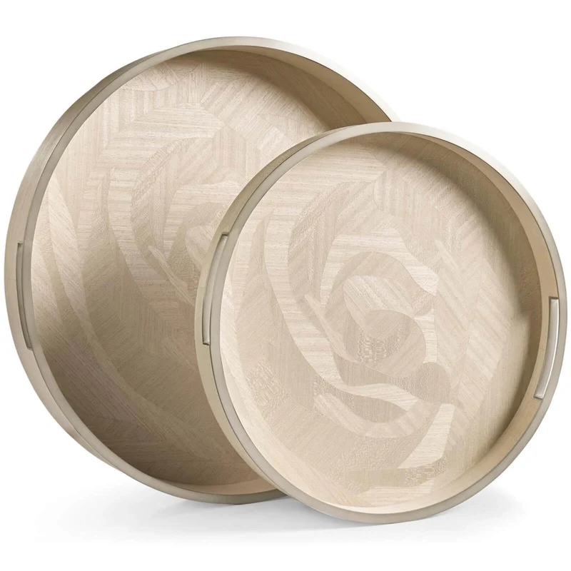 Tidepool Round Tray - Set of 2