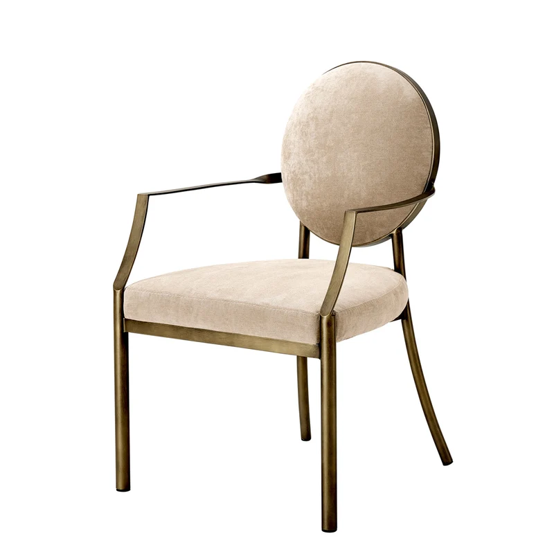 Dining Chair Scribe - Greige Velvet